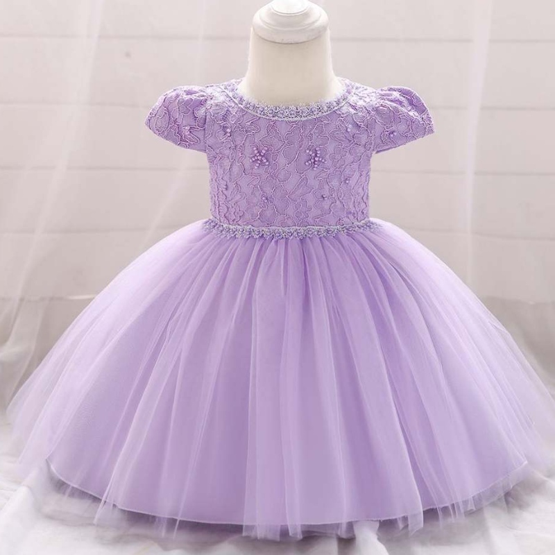 Baigenouveau-né bébé robe baptême du baptême robe infant formelle bébé filles robes l1873xz