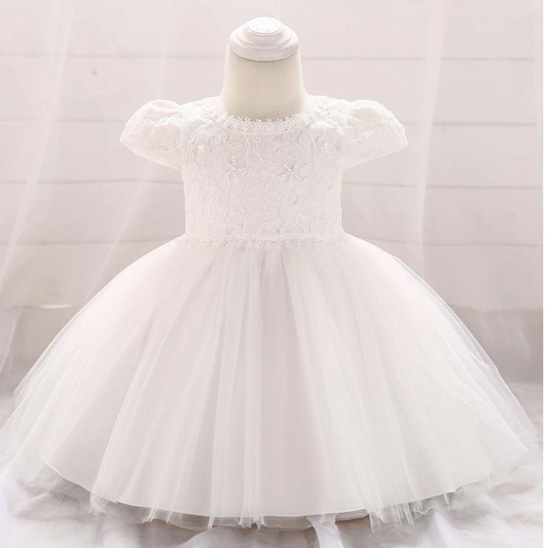Baigenouveau-né bébé robe baptême du baptême robe infant formelle bébé filles robes l1873xz