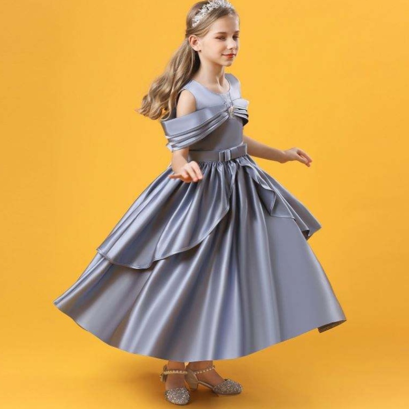 Baige printemps Nouveau arrivée petites filles \\ 'robes bébé robe d'anniversaire robe d'anniversaire 2073