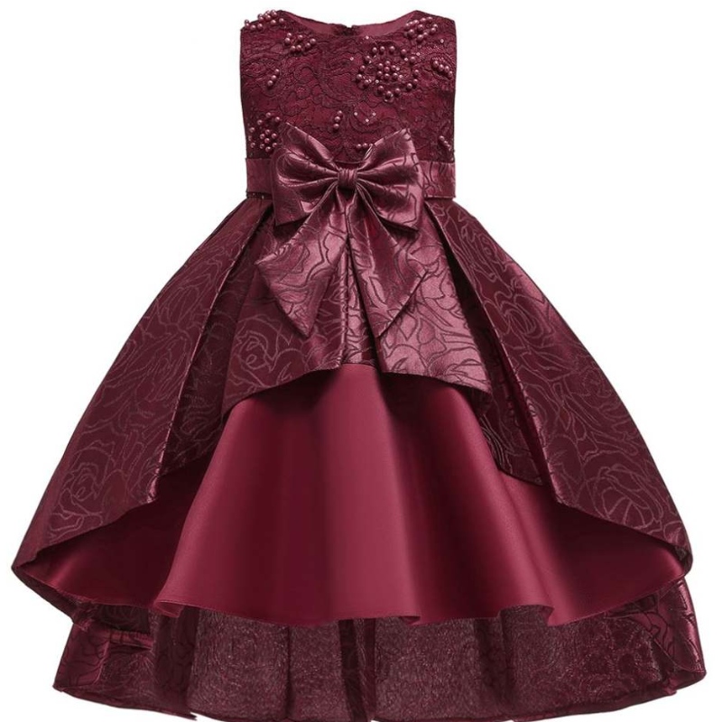 Baige 2020 Fashion Kids Dress Girl Summer Party Anniversaire Mariage de mariage Habillons de fête d'enfants 3 à 5 ans Robes de fille T5176