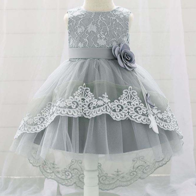 Nouvel arrivée pour enfants vêtements de conception de robesnouveau-né bébé fille d'anniversaire robe de fuite l1921xz
