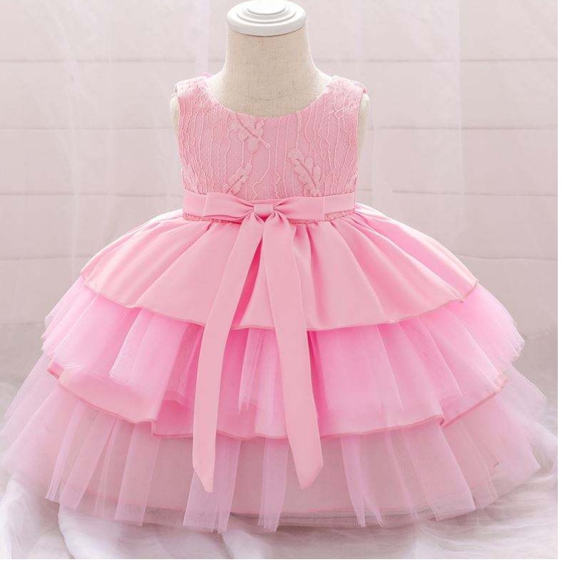 Baige Flower Girl de haute qualité robe pour enfants robe fille fille costume d'enfants conception de robes l1912xz