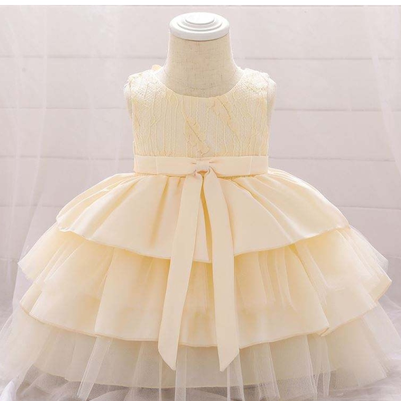 Vente chaude pour enfants vêtements conception d'anniversaire pour enfants bébé fille robe de fête l1912xz