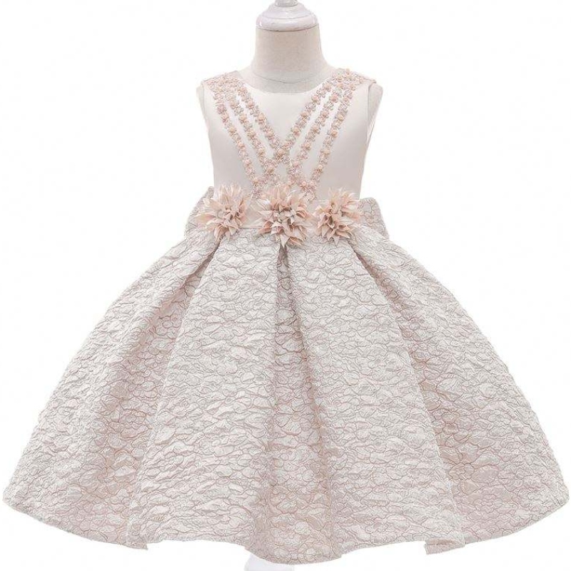 Baige Fashion Girls Pageant Princess Flower Robe Kids Prom Ball Robes Satin Party Robes