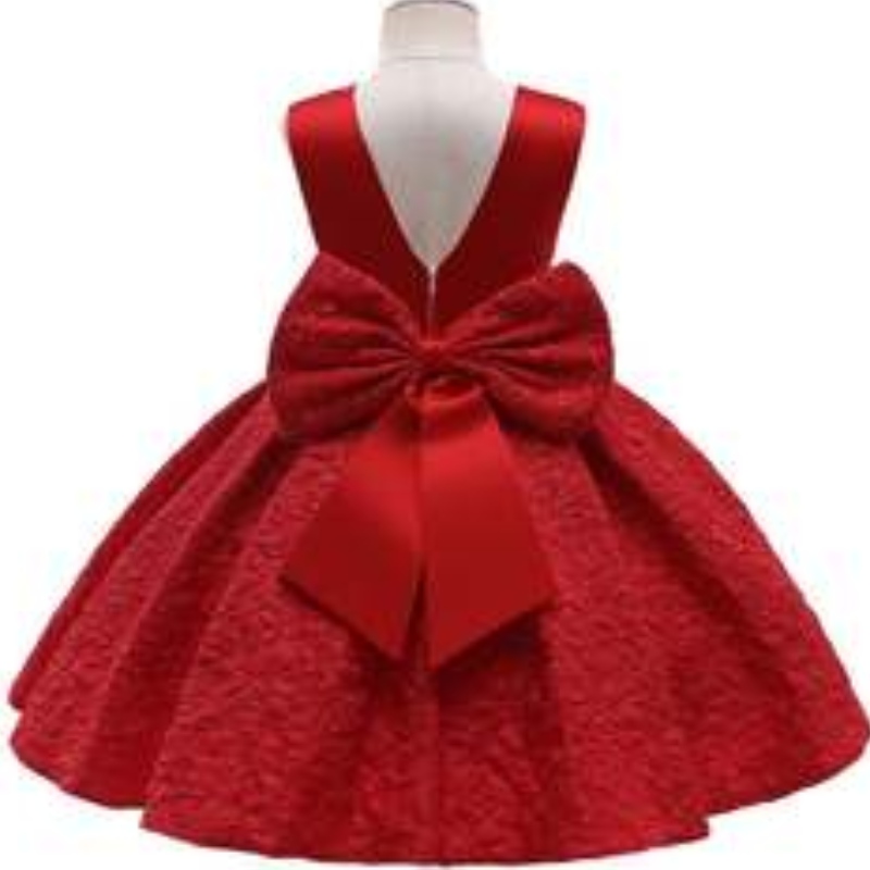 Baige Fashion Fashion Girls Party Robes Les derniers enfants Robe Designs Long Garment T5176