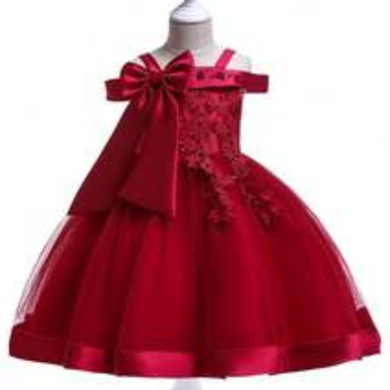 Baige kids robes de mariée images bébé robe de fleur enfants conception de robes l5081
