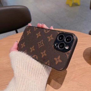 Lenouveau produit convient à l\'Apple iPhone14pro Luxury Mobile Phone Base et à Big Brand Imitation Cuir Fall Proofing Mobile Phone Telepy Case