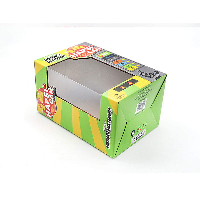 Jouets électroniques Boîte en papier ondulé Prince Impression de la conception de fenêtres transparentes Custom haut de gamme