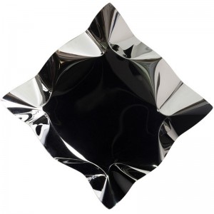 Plateau carré en argent