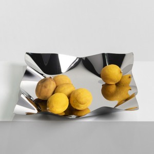 Plateau carré en argent