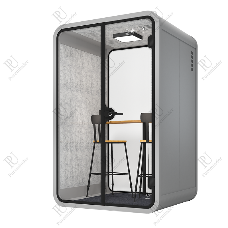 Pureminder m taille insonorisée stand privé silence portable pour la maison et le bureau