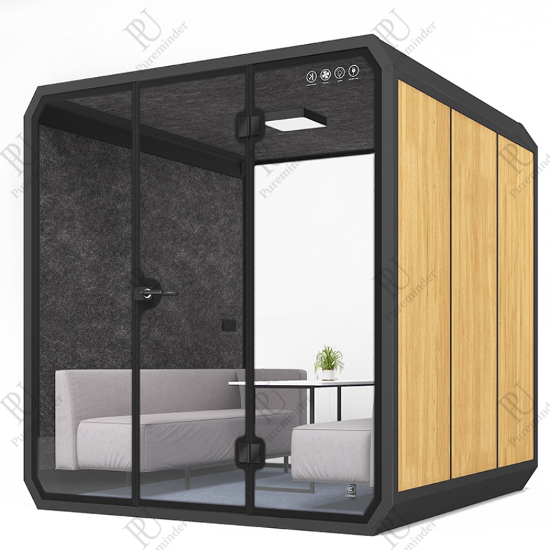 PureMinder XL Signefrooh Booth SILENCE PORTABLE PRIVÉ POUR LA MAINTRATION À domicile et au bureau