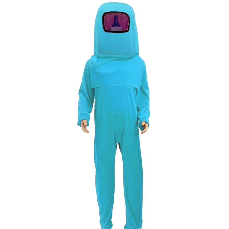Game chaud parmi les États-Unis Cosplay Costume Halloween Party Space Astronaute Astronaute Undercover Impostor Clothing for Children Dress Up Backpack