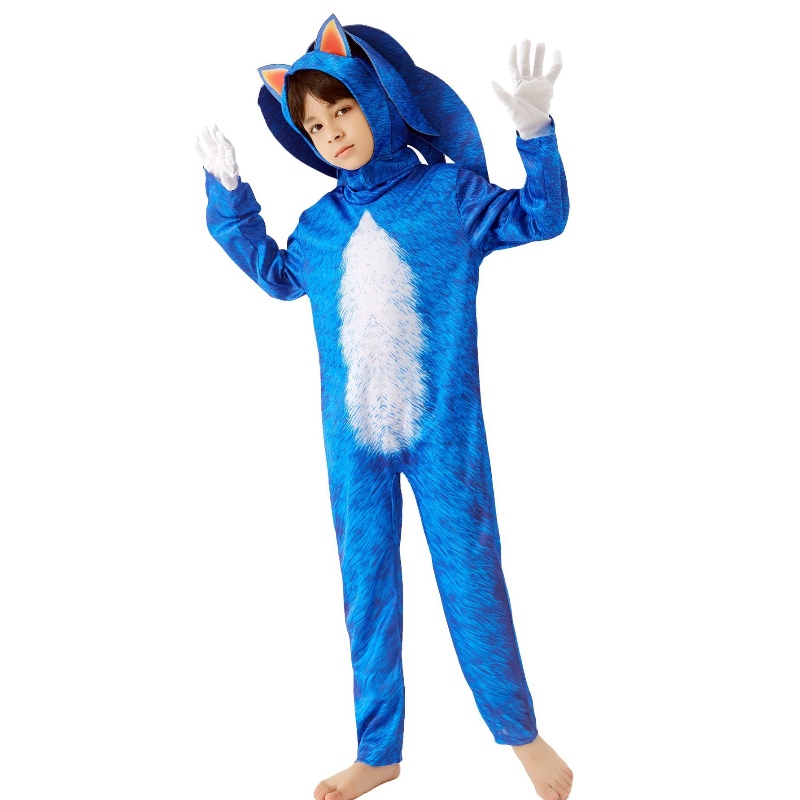 NOUVEAUX STOILES BOISSES AUTES AVEC ACCESSOIRES COSPlay Vêtements Kids Kids Sonic Halloween Costumes