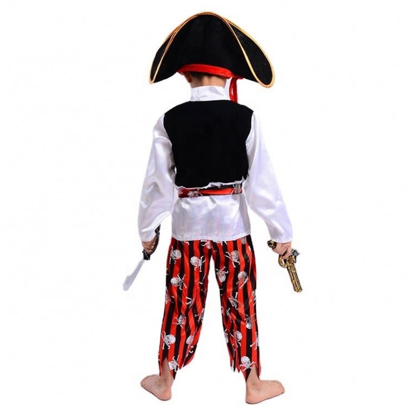 Costumes de pirate de performance Halloween Cosplay Captain Childre