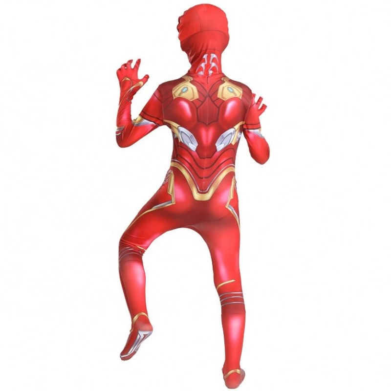 Warrior Infinity Avenger 2022 Parents Enfants personnalisés Armure musculaire Design 3D Impression cool Iron Cosplay Costume Men Kids Costume