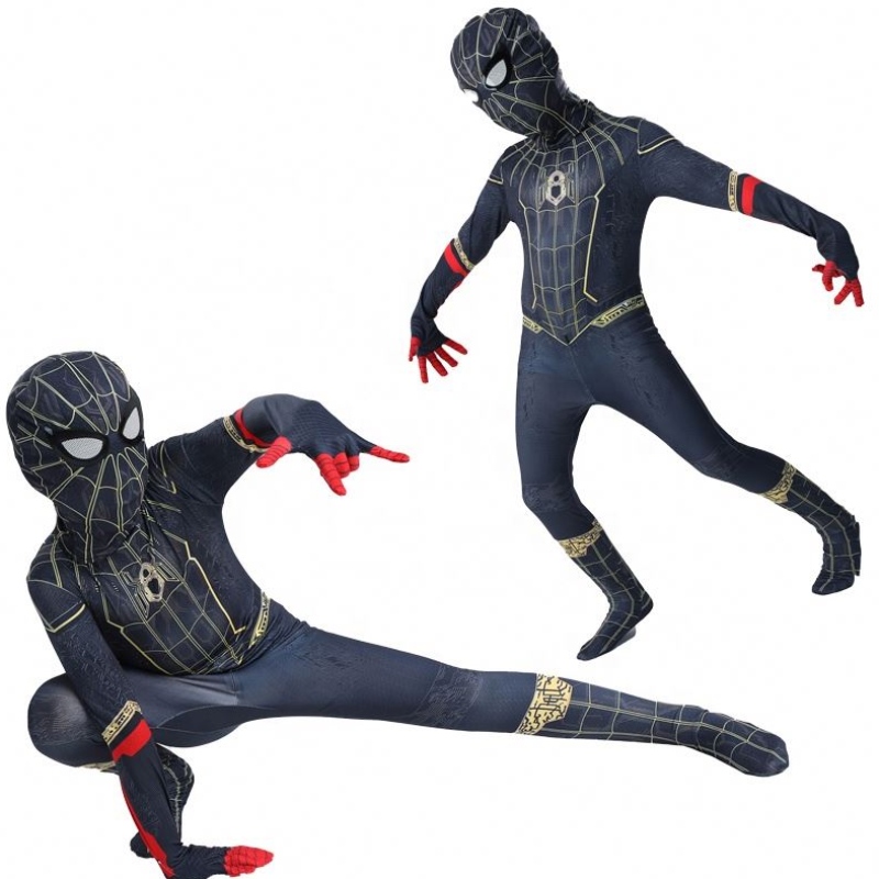 Factory Plus Taille Jumps Cost Cosplay Ensembles Black Spider Man Film Costumes Nouveauté&Costume à usage spécial