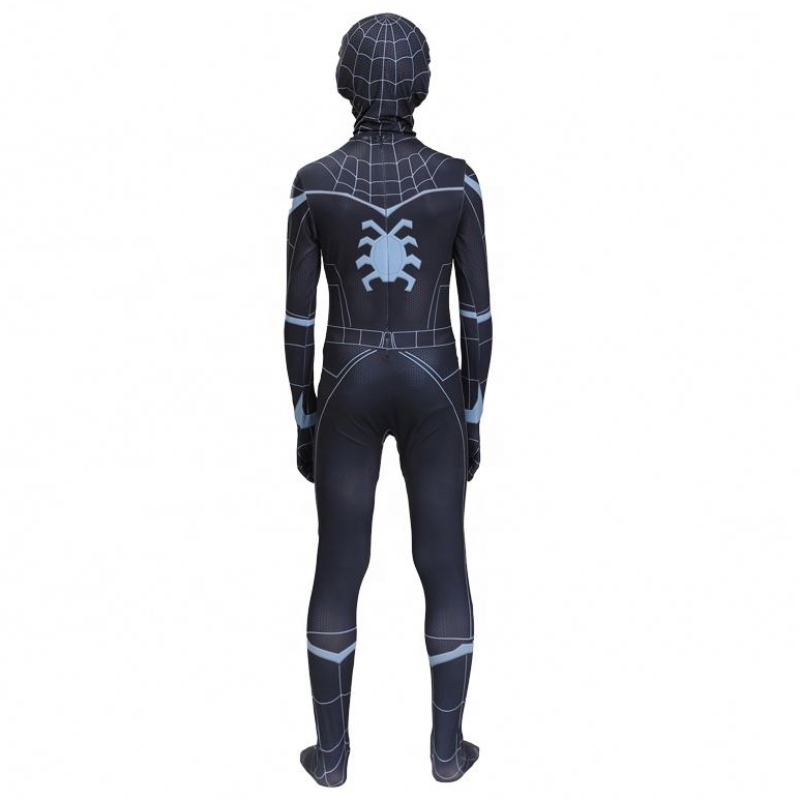 Incroyable Masque Shadow Spider TV&film Avenger Halloween Cosplay Vêtements pour les enfants&adults Superhero Black Spiderman Costume Costume