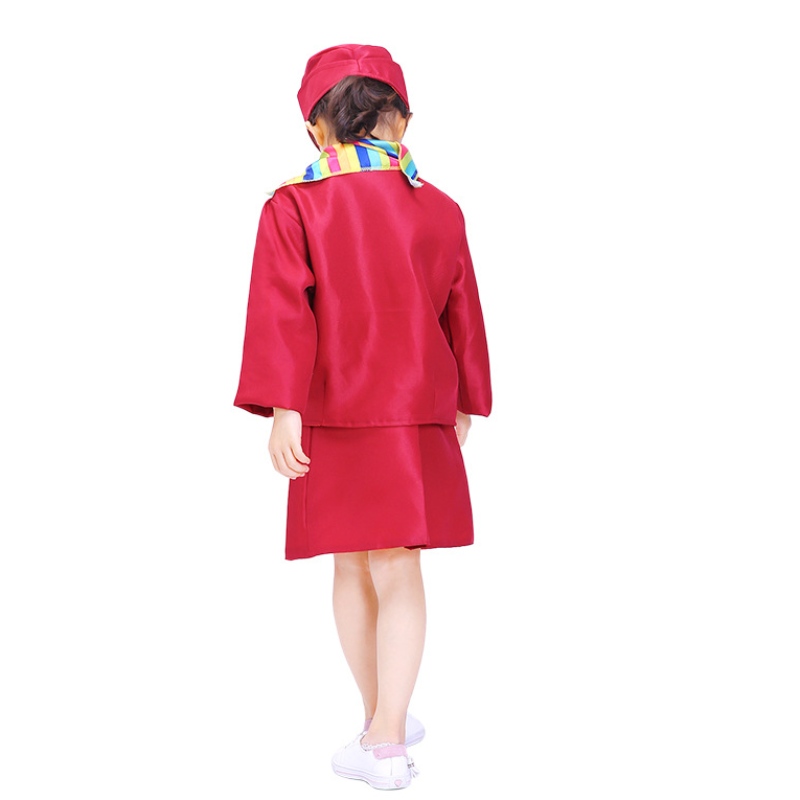 Cosplay Cosplay Cosplay Cosplay Cosplay Cosplay Costume Airline Dress Up Costume Up avec accessoires pour enfants