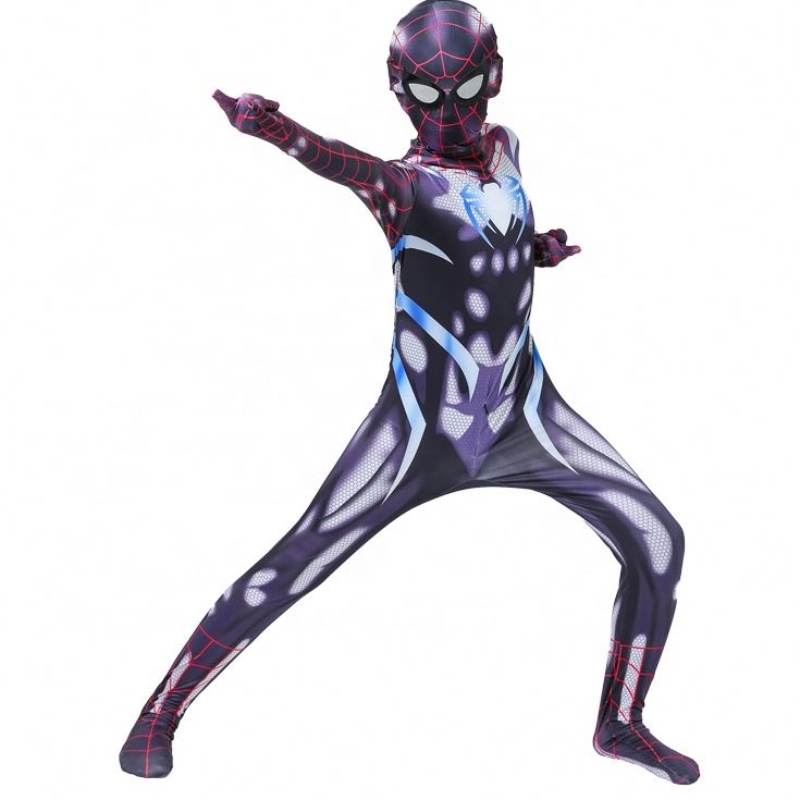 Nouvelle tendance serrée à sauts en combinaison halloween anime fête anime&movie cosplay roleplay vêtements spiderman costume avec masque facial