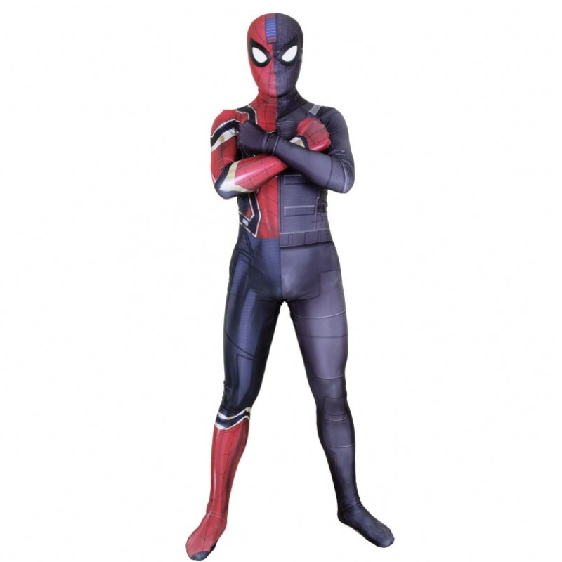 Spandex Stealth Coutumed Superhero Amazing Spider Man Jumpsuit Halloween Cosplay Sets Spider Man Costume for Men&KIDS