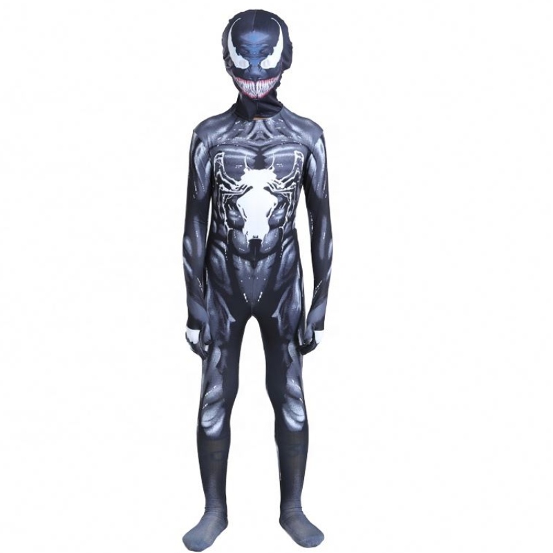 Bodys de musclenoir adultes garçons super-héros figurines saut de combinaison spiderman halloween cosplay Venom scorpion à vendre costumes