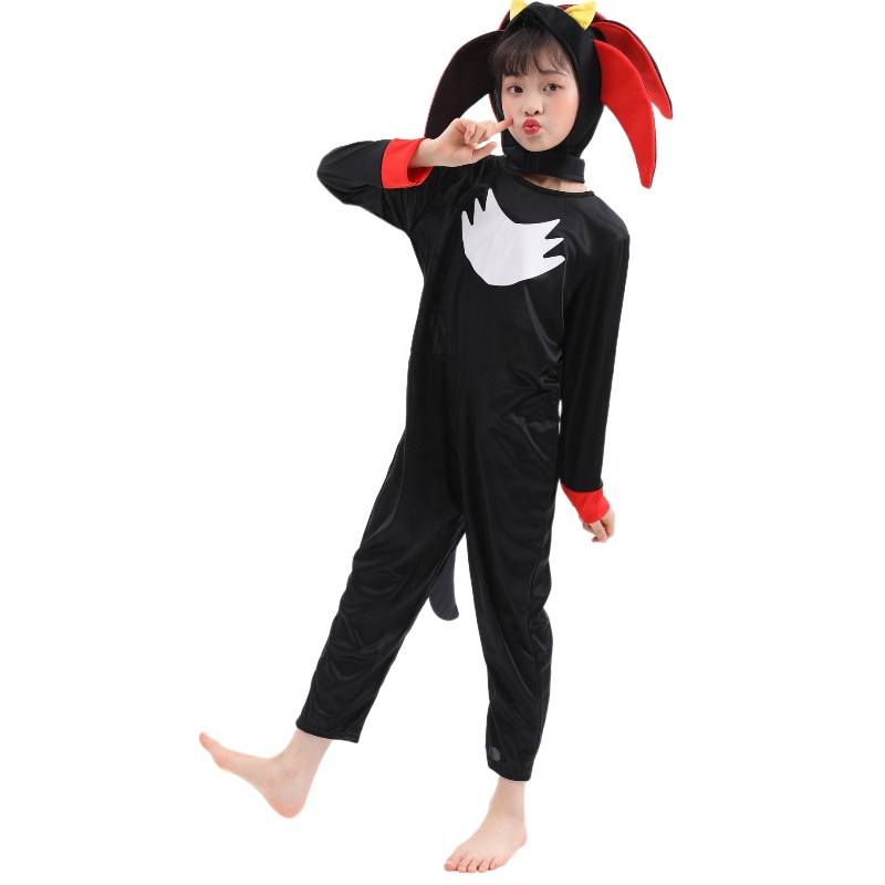 Vente chaude de haute qualité Sonic The Hedgehog Jumps Contanes Costume de cosplay Halloween pour les garçons et les filles