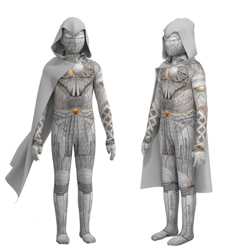 Nouveau design TV&Movie Costumes Halloween Vêtements Kids Superhero Costumes Moon Knight Cosplay Costumes