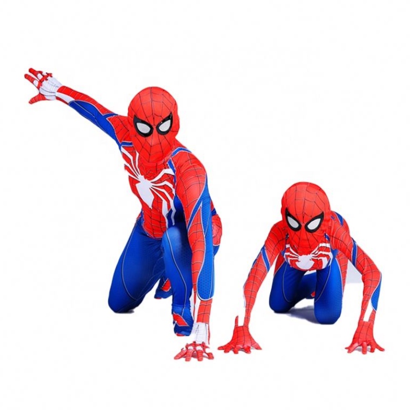 Meilleur prixnoir&red Jumpsuit Kids&adults tv&movie super-héros Halloween Cosplay Funtiment Fourniture Amazing Spiderman Costumes