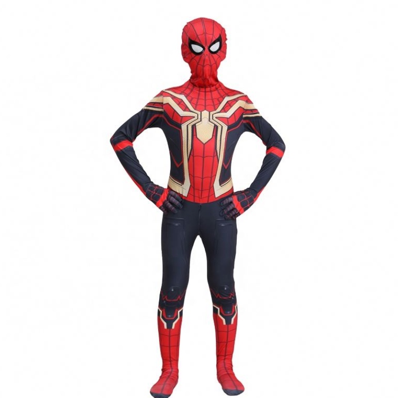 Spécial fantaisienoire&gold spiderman halloween costume enfants enfants tv&film super-héros roleplay usine Costume de spiderman direct