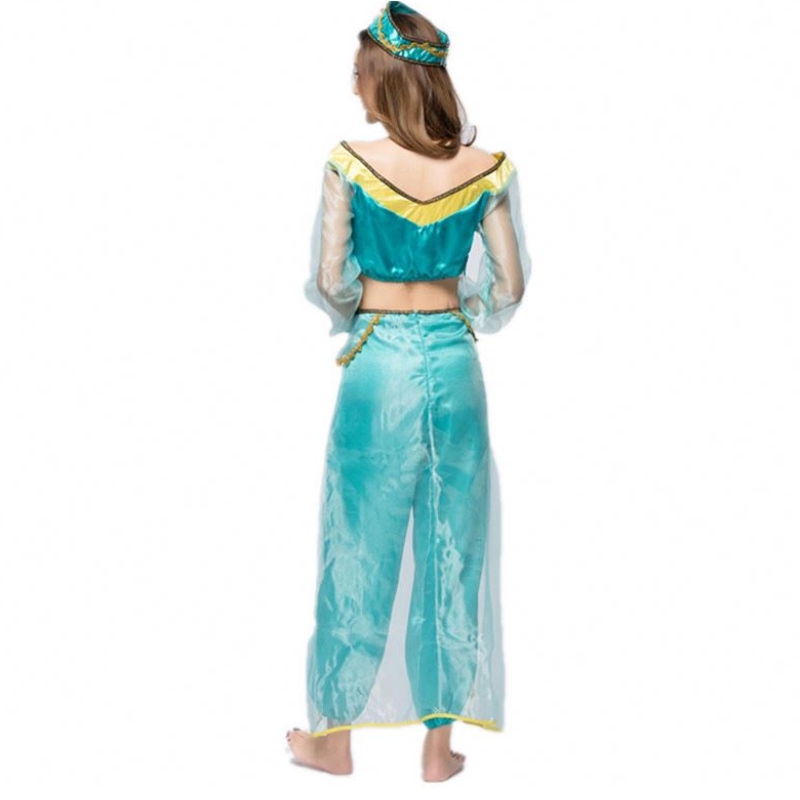 Cosplay Women Halloween Arabian Princess Aladdin Costume de jasmin adulte Hcal-009