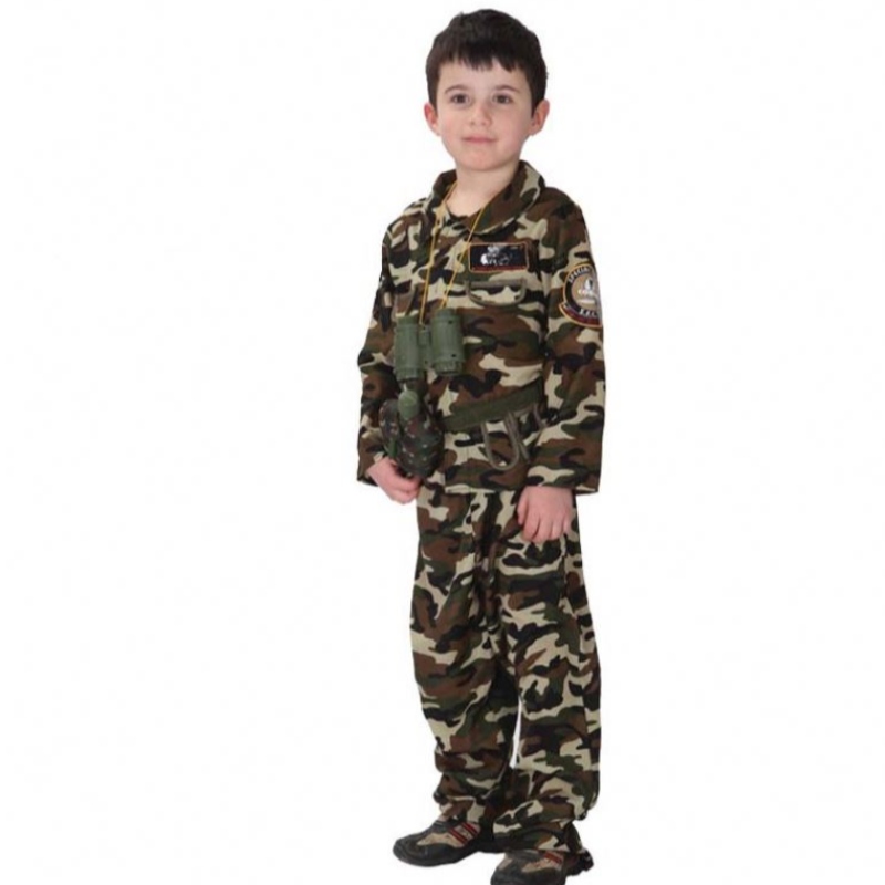 Boys soldats costume uniforme militaire costume de l'armée pour enfants HCBC-010