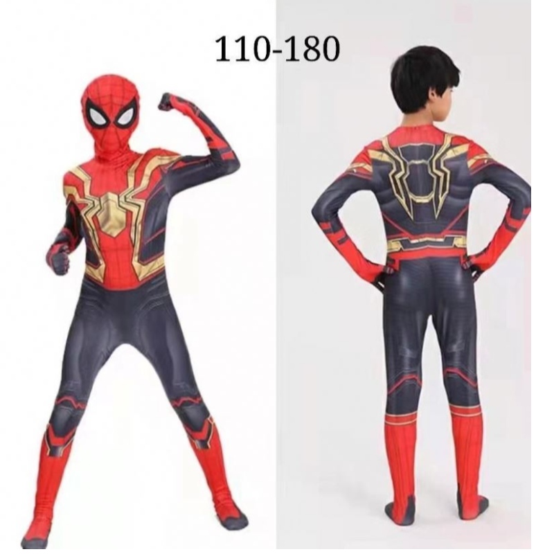 Body de costume de super-héros pour enfants Halloween Cosplay Jumps combinaison 3D Adulte Spiderman costume cosplay Costumes