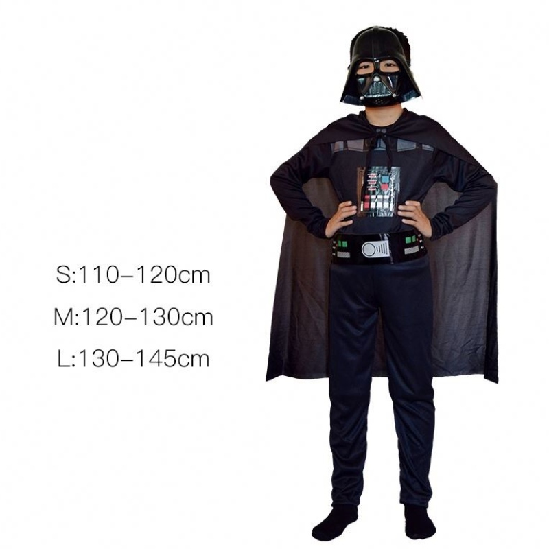 Costume de costume Skywalker de soldat pour enfants Halloween Carnival Party Vêtements Cape Mask