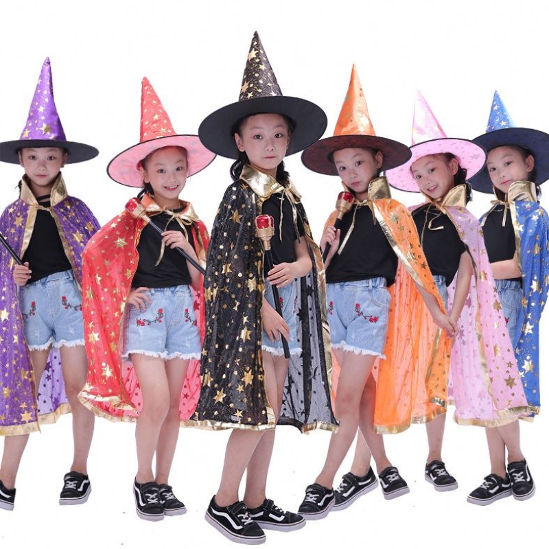 La fête adulte des enfants Agelen s'habille-t-elle en rouge etnoir cord de support cape cape cape cap costume halloween cosplay