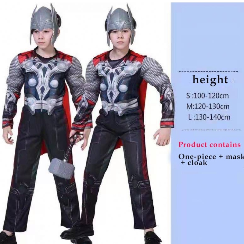 Enfants en gros, vêtements de performance Halloween Carnival Party Cosplay Costumes à manches longues Jumps Contrôles d'enfants