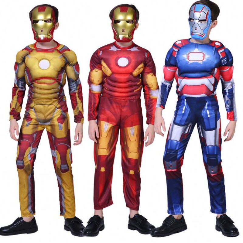 Super-héros enfants muscle spiderman costume enfant cosplay super héros halloween costumes pour enfants garçons filles s-xl