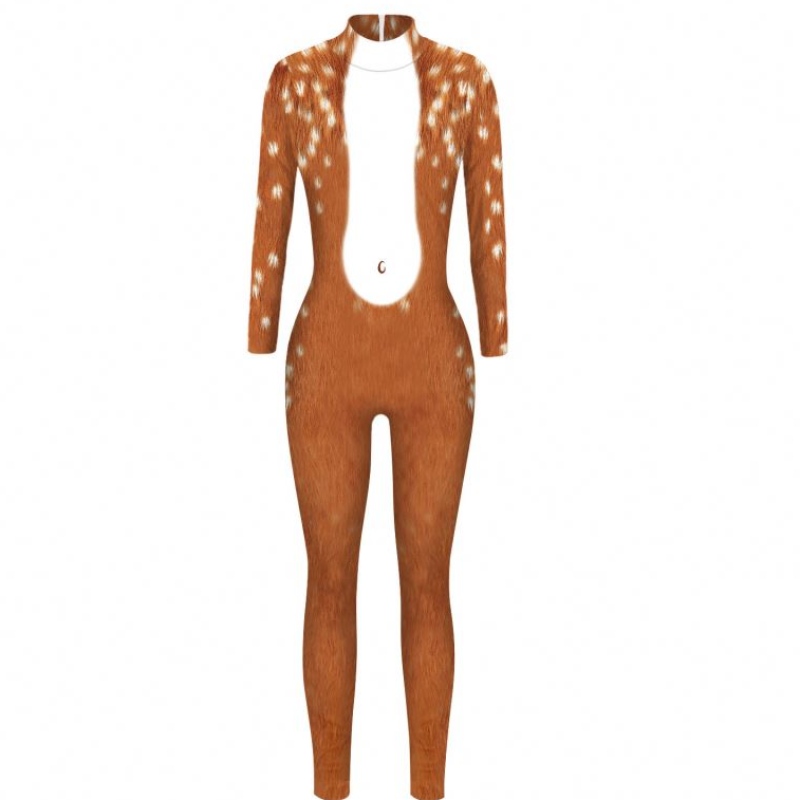 Robot de bodys d'Halloween Punk Jumpsuit Catsuit Sexy Femmes Cosplay Costumes