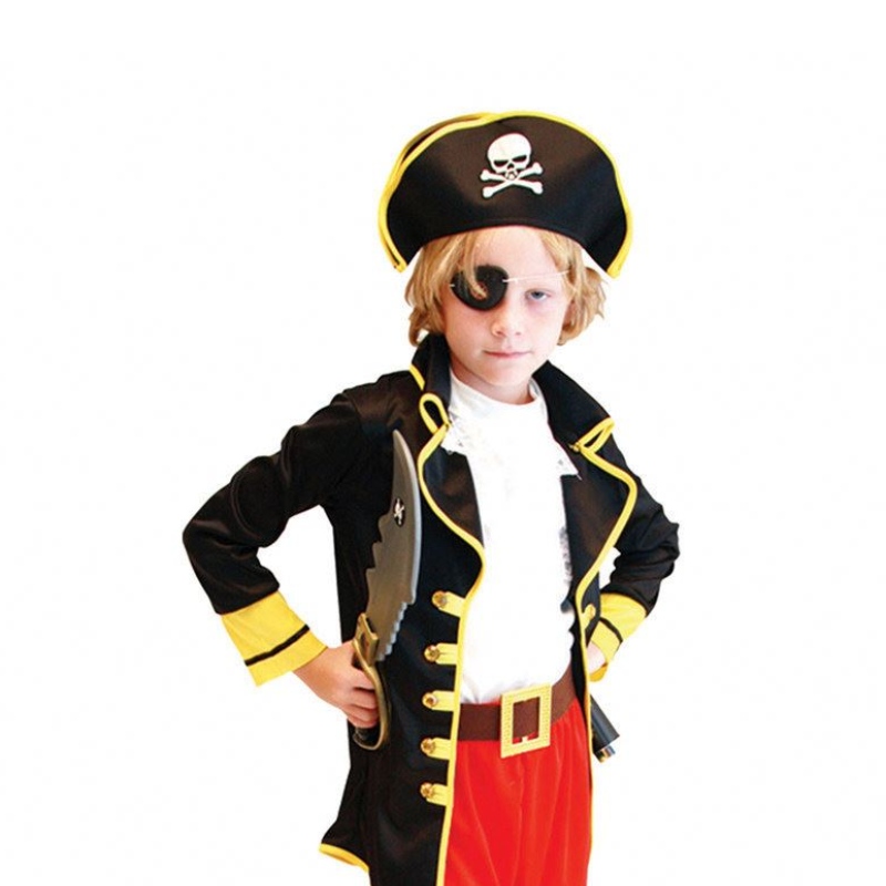 Kids Boys Pirate Costume Cosplay Set pour les enfants Dress de fête du carnaval