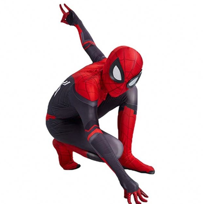 Bodys de costume Spiderman pour enfants Spandex Zentai Halloween Cosplay Jumps Suit 3D Style