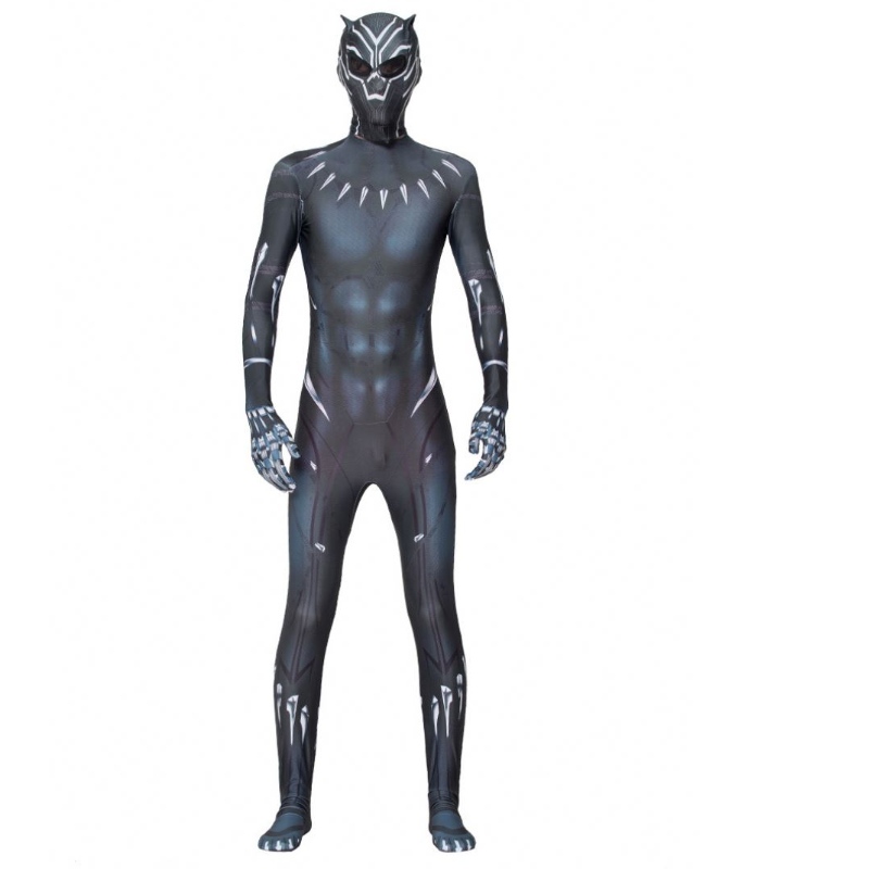 Black Panther T \\ 'Challa Cosplay Costume Costume Adult Cosplay