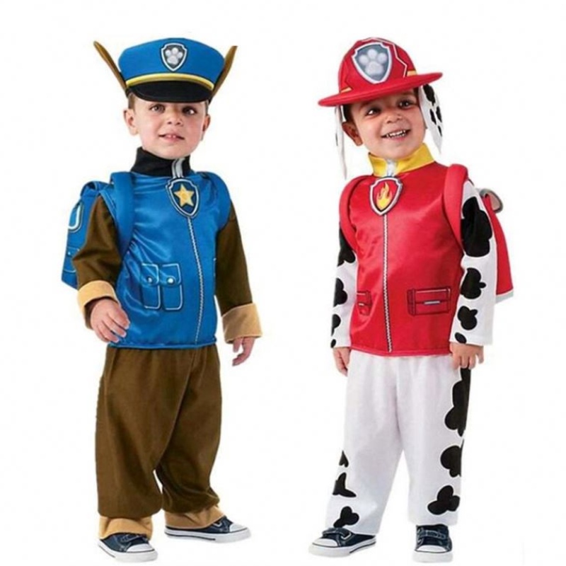 Costume de patrouille enfants Boys filles anniversaire Pourim Marshall Chase Skye Cosplay Costume Patrol Dog Children Ryder Party Rôle