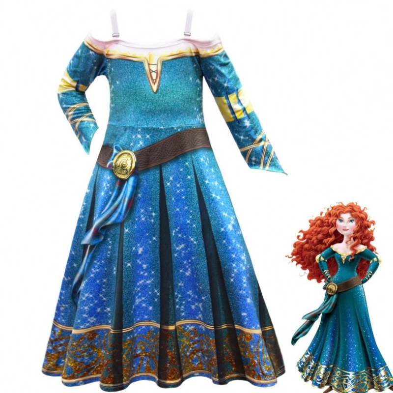 Halloween Braver Legends Merida Cosplay Dress Up Girls \\ 'robe robe jupe