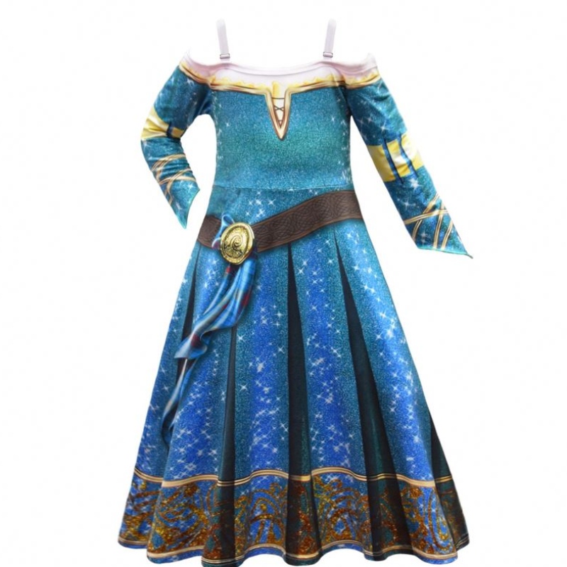 Halloween Braver Legends Merida Cosplay Dress Up Girls \\ 'robe robe jupe