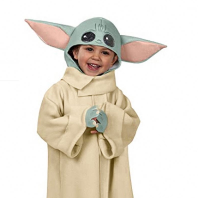 Bébé yoda cosplay costume yoda war anime kids coverall