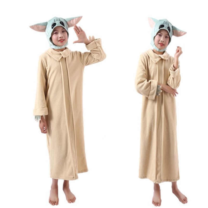 Bébé yoda cosplay costume yoda war anime kids coverall