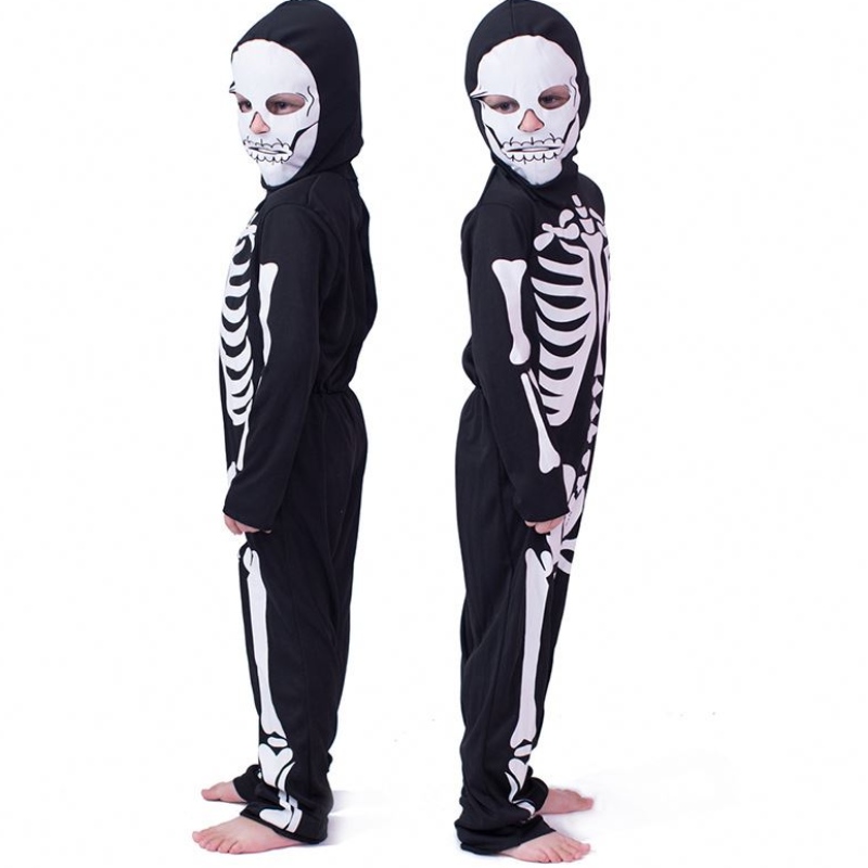 Costumes d'enfants d'Halloween Cos Costumes de mascarade pour hommes et femmes Skull Skeleton Ghost Vêtements Horror Vêtements Costumes