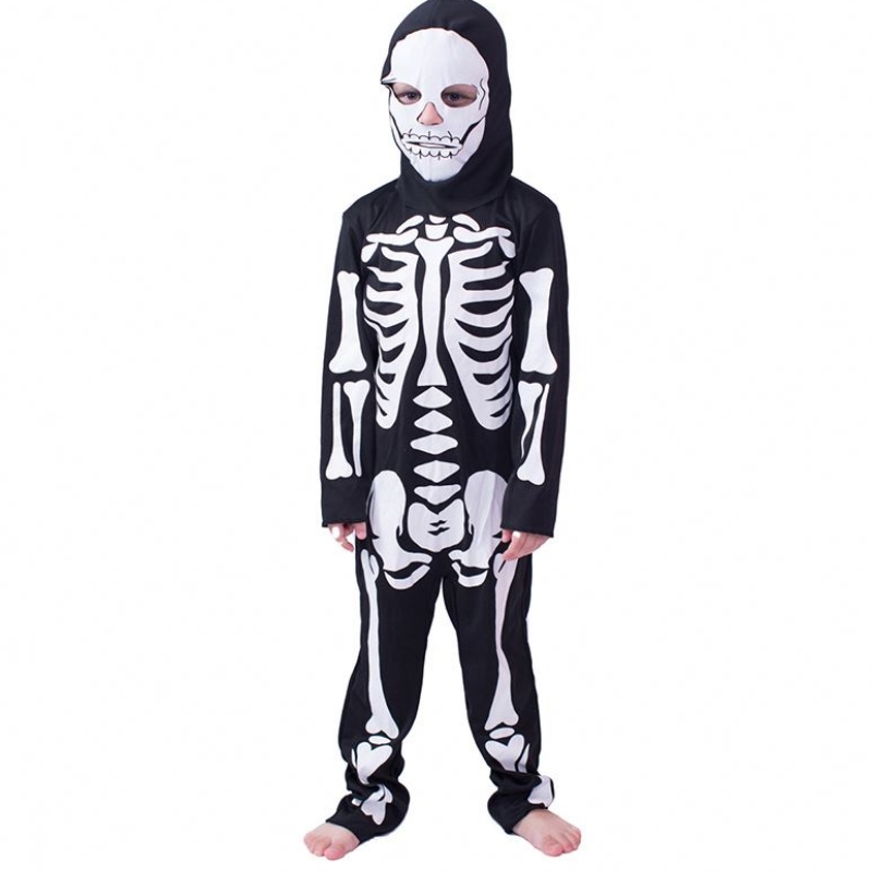 Costumes d'enfants d'Halloween Cos Costumes de mascarade pour hommes et femmes Skull Skeleton Ghost Vêtements Horror Vêtements Costumes