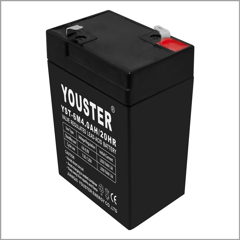 Batterie AGM longue durée de vie sans entretien, batterie au plomb 6v5ah pour l'éclairage de secours