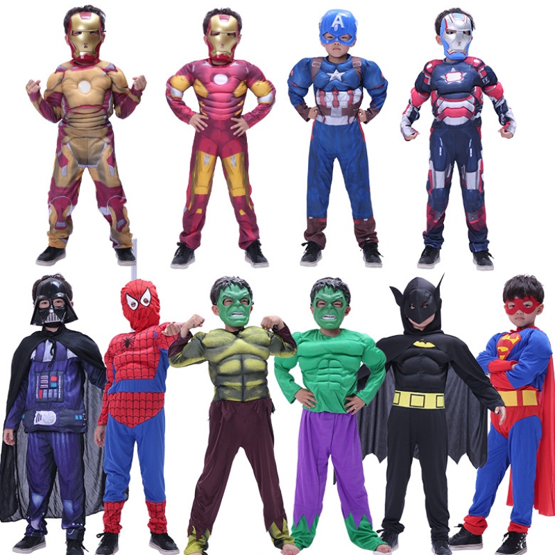 Fashion Cool American Movie Super Hero Cosplay Costume for Kids Party Idea